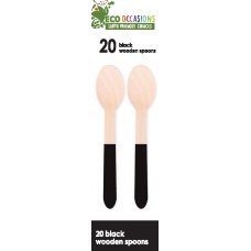 Wooden Spoons Black P20x10