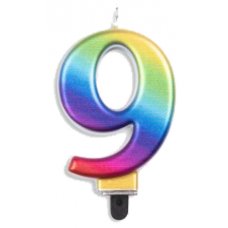 #9 Rainbow Jumbo Candle P1