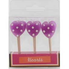 SPECIAL! Heart Lilac/White 80mm Box