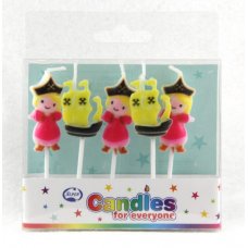 Pirate Princess Candles PVC 5