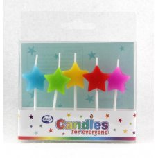 Stars Mixed Candles PVC 5