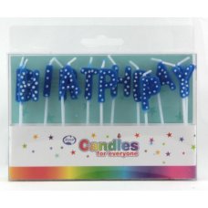 Happy Birthday Blue Polkadots PVC Box