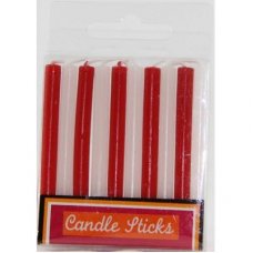 SPECIAL! Stick Red/White Candles P10