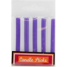 SPECIAL! Stick Lavender/White Candles P10