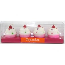 SPECIAL! Cupcakes White Candles P4