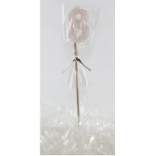 Pearl Glitter Long Stick Candle #8 P1