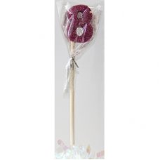 Pink Glitter Long Stick Candle #8 P1