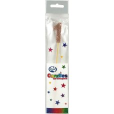 Rose Gold Glitter Long Stick Candle #1 P1