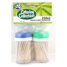 Toothpick Round Double Pointed Pack 250x2