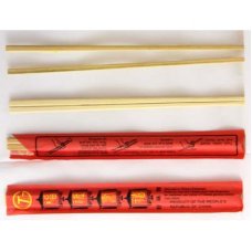 Bamboo Chopsticks 21cm sleeved Pack 100