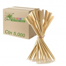 Bamboo Paddle Skewer 9cmx2.75mm Natural (20xPk250) Ctn5000