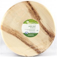 Palm Leaf Round Plate 10inch 250mm Pack 25x4
