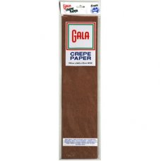 Dark Brown Gala Crepe Paper P1