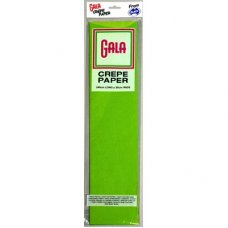 Lime Green Gala Crepe Paper P1