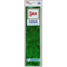 Metallic Green 100cm x 50cm Gala Crepe Paper P1