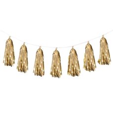 FiveStar Tassel Garland Gold 3m P12
