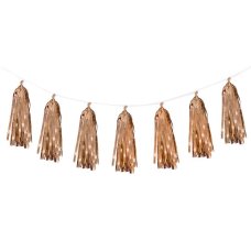 FiveStar Tassel Garland Rose Gold 3m P12