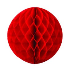 FiveStar Honeycomb Ball Apple Red 25cm P1