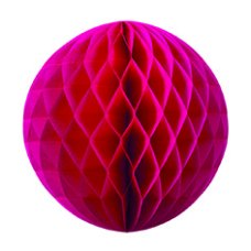 FiveStar Honeycomb Ball Magenta 25cm P1