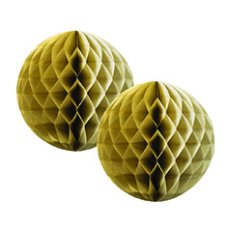 FiveStar Honeycomb Ball Metallic Gold 15cm P2