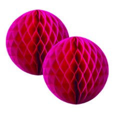 FiveStar Honeycomb Ball Magenta 15cm P2