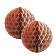 FiveStar Honeycomb Ball Metallic RoseGold 15cm P2