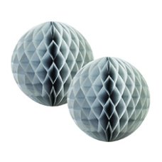 FiveStar Honeycomb Ball Metallic Silver 15cm P2