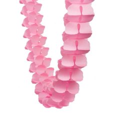 FiveStar Honeycomb Garland Classic Pink 4m P1