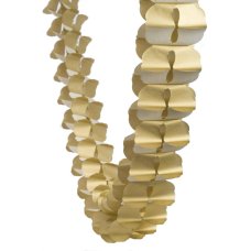 FiveStar Honeycomb Garland Metallic Gold 4m P1