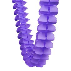 FiveStar Honeycomb Garland Lilac 4m P1