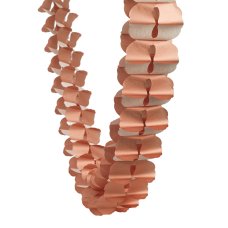 FiveStar Honeycomb Garland Metallic RoseGold 4m P1