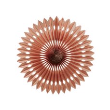 FiveStar Hanging Fan Metallic RoseGold 24cm P1