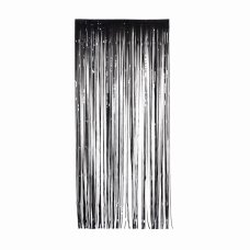FS Curtains 90x200cm Metallic Black