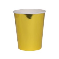 FiveStar Paper Cup Metallic Gold 260ml P20