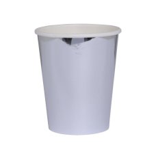FiveStar Paper Cup Metallic Silver 260ml P20