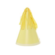 FiveStar Party Hat with Tassel Topper Pastel Yellow P10