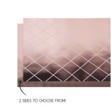 FiveStar Table Runner Reversible 4mx35cm Metallic RoseGold P1