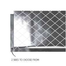 FiveStar Table Runner Reversible 4mx35cm Metallic Silver P1
