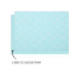 FiveStar Table Runner Reversible 4mx35cm Pastel Blue P1