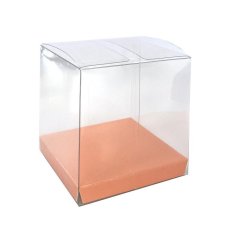 FiveStar Clear Favour Box Metallic RoseGold P10