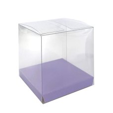 FiveStar Clear Favour Box Pastel Lilac P10