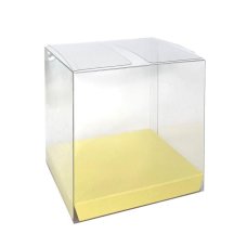 FiveStar Clear Favour Box Pastel Yellow P10
