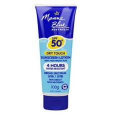 Marine Blue Sun Screen Lotion 50+ Dry Touch 4 Hrs 100g Tube