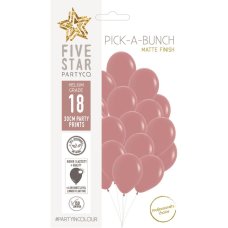 PickABunch 30cm Balloon Matte Rosewood P18