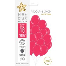PickABunch 30cm Balloon Matte Raspberry P18