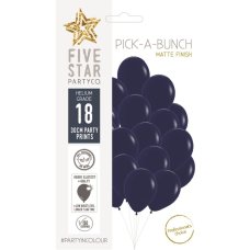 PickABunch 30cm Balloon Matte Navy Blue P18