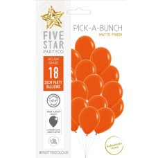 PickABunch 30cm Balloon Matte Orange P18