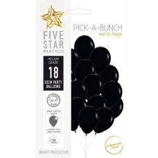 PickABunch 30cm Balloon Matte Black P18