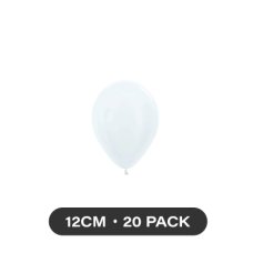 PickABunch 12cm Balloon Shimmer Pearl White P20