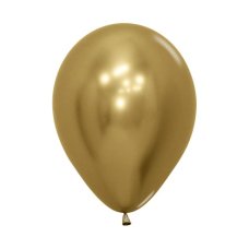 PickABunch 12cm Balloon Reflex Gold P20